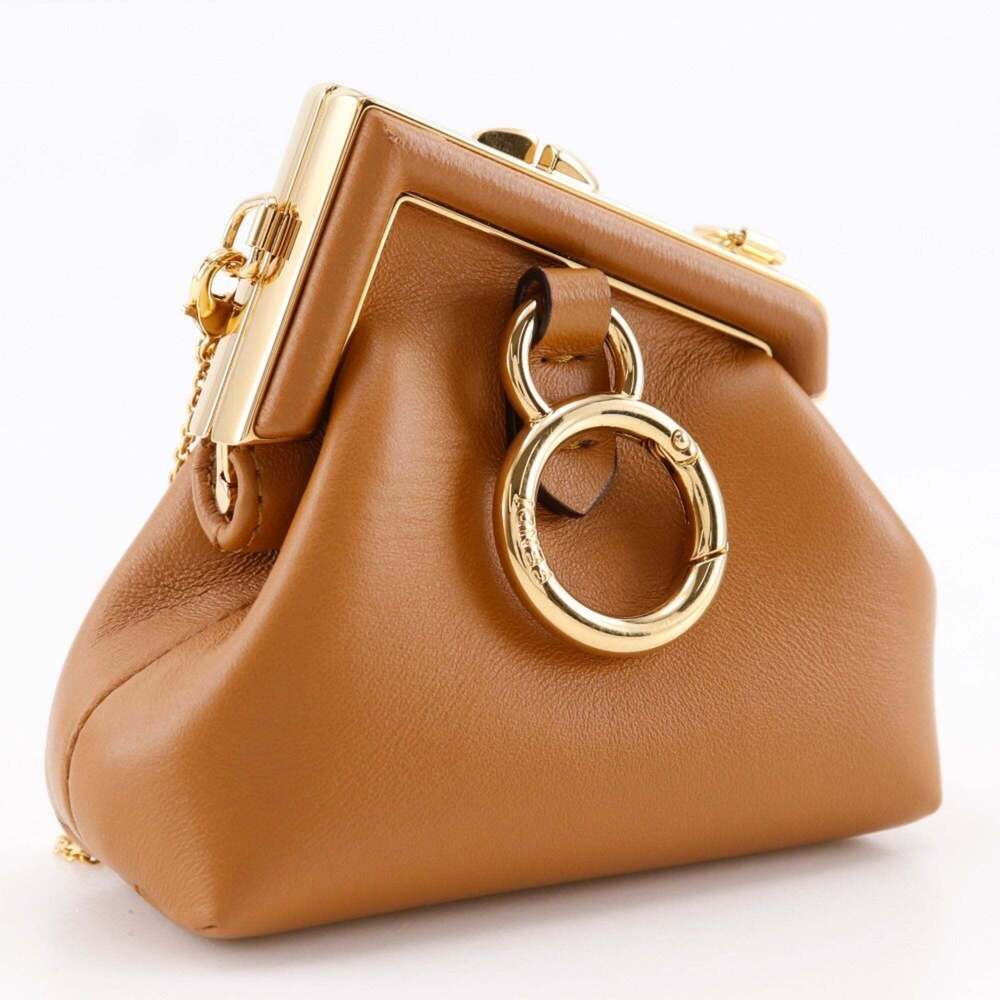 FENDI Brown Leather Shoulder Bag - Picture 3 of 16